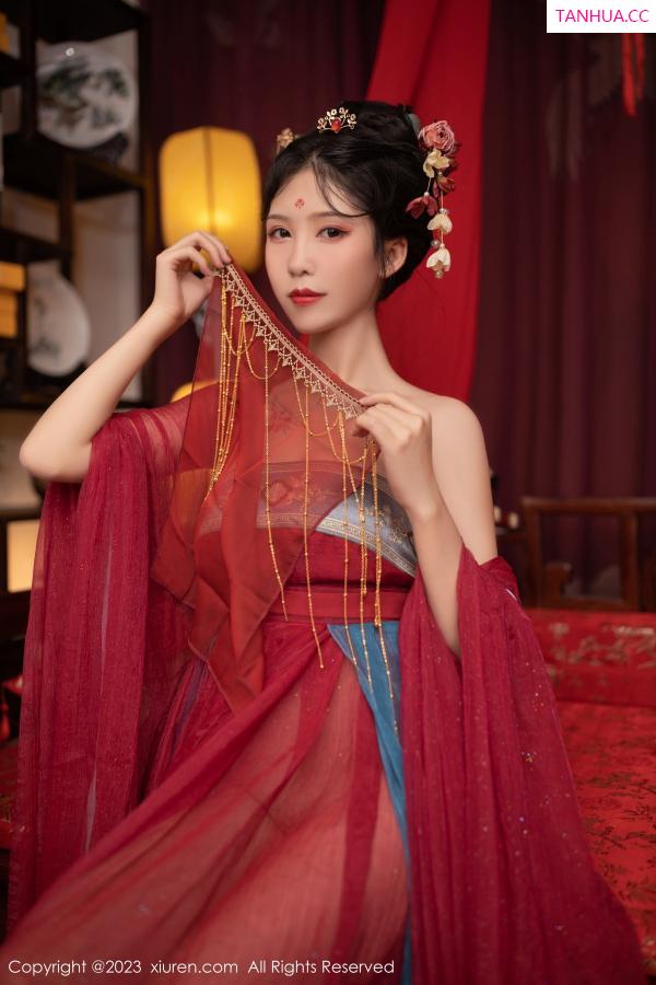 陈若依 抖娘利世 [XiuRen]高清写真图 2023.01.18 No.6154 利世 古装美腿第16张图片
